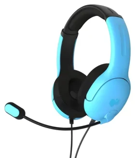 PDP Airlite modrá / Herné slúchadlá s mikrofónom / Stereo / 40mm meniče / PS4/PS5/PC (052-011-BL)