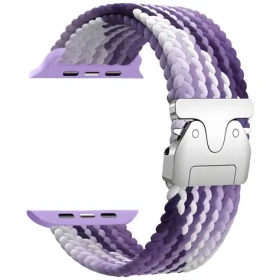 Beline remienok Woven Nylon Parachute fialová / Remienok pre Apple Watch / 38/40/41 mm / Nylon