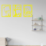 Veselá Stena Samolepka Bart Homer Lisa Simpsonovci Farba: oranžová, Veľkosť: 80 x 32 cm