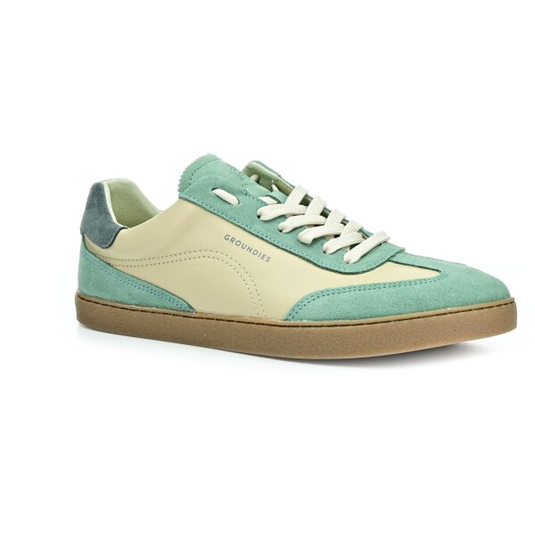 Groundies Panama Beige/Sage Green W celoročné nízke barefoot topánky 40 EUR
