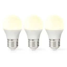 Nedis LED žiarovka E27 / G45 / 4.9 W / 470 lm / 2700 K / Teplá biela / Retro štýl / Matné / 3 ks (LBE27G452P3)