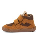 Detské zimné barefoot topánky TEX WOOL Cognac Froddo G3110266-4W - 27