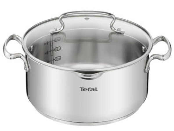 Tefal Duetto+ G7194655 Kastról s pokrievkou 24 cm / 4.3 l / nerez (G7194655)