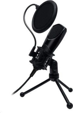 Connect IT YouMic CMI-8001-BK čierna / Stolný mikrofón + POP filter / nastaviteľný sklon / USB / 2.5 m (CMI-8001-BK)