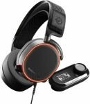 SteelSeries Arctis Pro + GameDAC čierna / slúchadlá s mikrofónom / 3.5 mm jack / USB / RGB (61453)