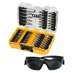 DeWalt DT70703 / 47 dielna sada skrutkovacích nástavcov + pracovné okuliare (DT70703)