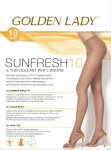Pančuchy Golden Lady Sunfresh 10 den 2-5 gobi/odc.béžová 5-XL