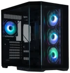 Bitfenix T10 čierna / Skriňa / ATX / 4X 120mm ARGB + controller / USB 3.0 / USB-C / bez zdroja / panoramatická bočnica (BFC-T10-300-KKGSK-4A)