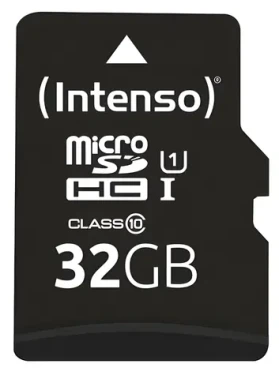 INTENSO microSDHC 32GB / Pamäťová karta / UHS-I (U1) / Class 10 / 90 MB/s / vr. SD adaptéra (3423480)