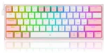 Redragon K617 Fizz Red ružová / Herná klávesnica / mechanická / spínače red / USB / US (K617-RGB pink)