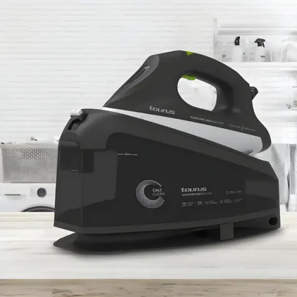 Taurus Sliding Pro 3000 Non Stop čierna / Naparovacia žehlička / 3000 W / keramická plocha / parný ráz 300 g/min (918693000)