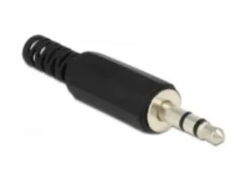 DeLock stereo konektor jack 3.5 mm/s ochranou proti ohybu (65534)