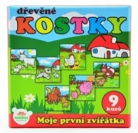 TEDDIES Obrázkové kocky Moje prvé zvieratká