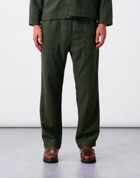 Service Works Flannel Chef Pants Forest XL