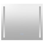 Mereo Zrkadlo 80x70 cm s LED osvetlením a odhmlievaním CN153