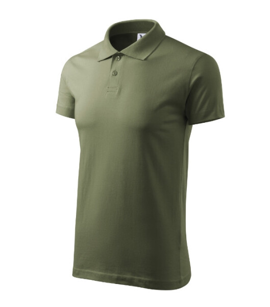 Single J. pánske polo tričko khaki 2XL