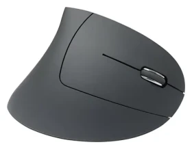 MediaRange Ergonomická myš pre pravákov čierna / Myš / bezdrôtová / optická / 1600 DPI / 6 tlačidiel (MROS232)