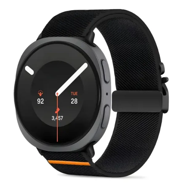 Tech-Protect Nylon Clasp Strap čierna / Remienok / pre Samsung Galaxy Watch / 40/44/46 mm / Nylon