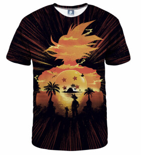 Aloha From Deer Super Saiyan T-Shirt TSH AFD398 Orange