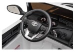 Mamido Detské elektrické autíčko Toyota Hilux 4x4 biele