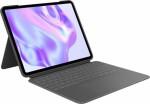 Logitech Logitech Combo Touch - Tastatur und Foliohulle - mit Trackpad - hinterleuchtet - Apple Smart connector - AZERTY - Franzosisch - Graphite - fur Apple 13-inch iPad Pro (M4)
