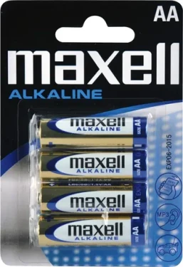 Maxell Alkaline Nenabíjacia batéria AA 1ks (LR6/4BP-M)