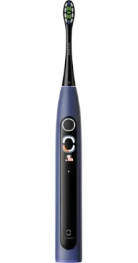 Oclean X Lite tmavo modrá / Sonická zubná kefka / sieťové napájanie (X Lite granatowy)