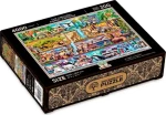 Wooden City Drevené puzzle Úžasné kráľovstvo zvierat