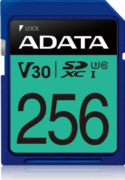 ADATA Premier Pro SDXC 256 GB Class 10 UHS-I/U3 V30 (ASDX256GUI3V30S-R)