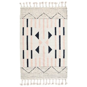 MADAM STOLTZ Ručne tkaný koberec Frayed Cotton Off White 120×180 cm