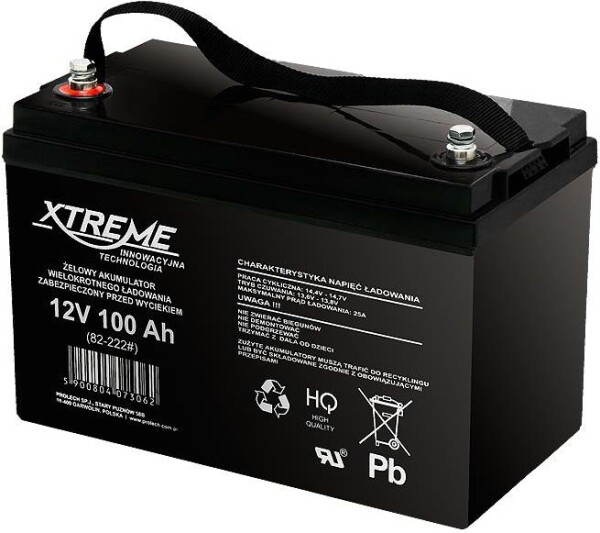 Xtreme akumulátor żelowy 12V/100Ah (82-222#)