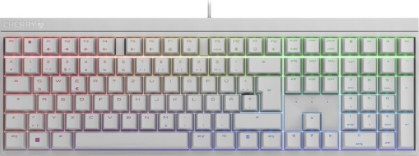 Cherry MX 2.0S RGB klawiatura USB QWERTZ Niemiecki Biely