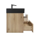 Kúpeľňová skrinka 2 zásuvková s umývadlom SAT B-Way 59x50x45 cm dub mat BWAY260OAKU2B2B BWAY260OAKU2B2B