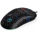 Endorfy LIX Plus čierna / optická / drôtová / herná / 19000 dpi / PAW3370 / 6 tlačidiel / RGB / Kailh GM8.0 / USB / 1.8m (EY6A001)