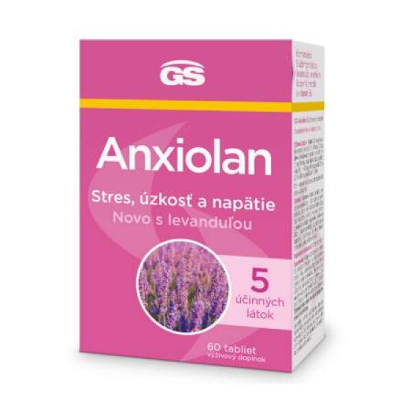 GS Anxiolan s levanduľou 60 tabliet