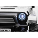 Mamido Mamido Elektrické autíčko OFF ROAD EXTREME 4x4 biele 24V | 200W | 50 kg | EVA | LED | 2,4 Ghz | ECO koža