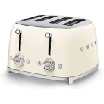 SMEG TSF03CREU krémová / Hriankovač / 2000 W / 4 sloty / 4 hrianky / 6 stupňov opečenia (TSF03CREU)
