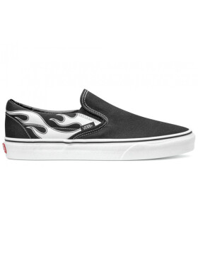 Vans Classic Slip-On (FLAME) BLACK/WHITE pánske letné topánky - 42EUR