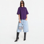 Tričko Playboy x FTSHP Short Sleeve Polo Purple S