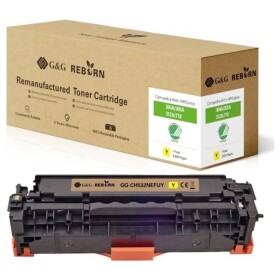 G&G Reborn remanufactured toner náhradný HP, Canon 304A, 305A, 312A, 718Y žltá 2800 Seiten kompatibilná toner; 21221