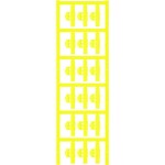 Weidmüller 1805830000 SFC 2/30 NEUTRAL GE ochranný štítok Druh montáže: prichytenie sponami Potlačiteľná plocha: 5.80 x 30 mm žltá Počet markerov: 90 90 ks; 1805830000