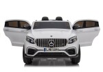 Mamido Detské elektrické autíčko Mercedes GLC 63S 4x4 dvojmiestne biele