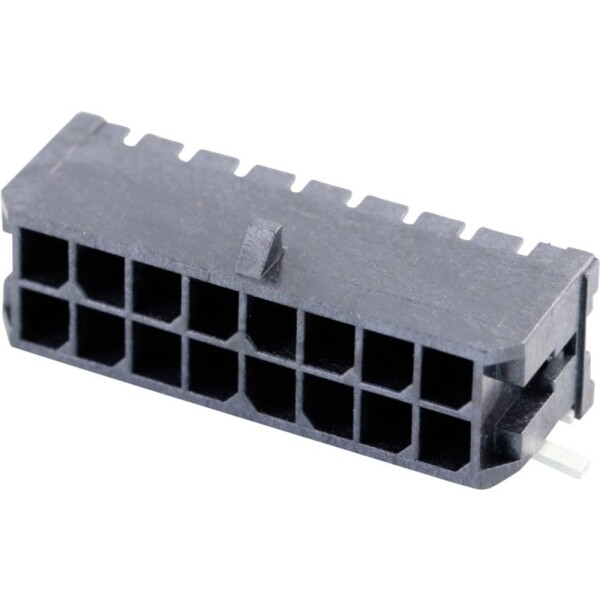 Molex vstavaná pinová lišta (štandardná) Počet pólov 16 Raster (rozteč): 3 mm 430451609 1 ks Tape on Full reel; 430451609