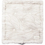 GREEN GATE Prešívaný podsedák Wilja Beige 50 x 50 cm