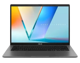 Asus Vivobook S14 OLED sivá / Notebook / 14" WUXGA / AMD RYZEN AI 7 445 2.0GHz / 16GB / 512GB SSD / AMD Radeon 840M (M3407GA-SF012W)