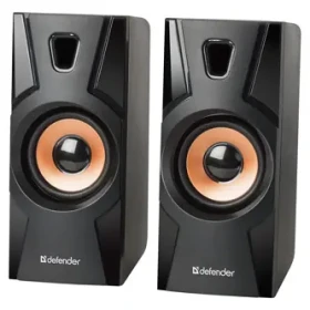 Defender Aurora S8 čierne / Reproduktorová sústava / 2.0 / 8W RMS / 3,5 mm jack / USB napájanie (65408)