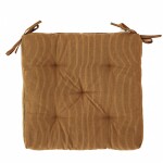 MADAM STOLTZ Podsedák na stoličku Sugar Almond Stripe 45 × 45 cm