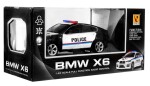 Mamido Policajné autíčko na diaľkové ovládanie R / C BMW X6 1:24