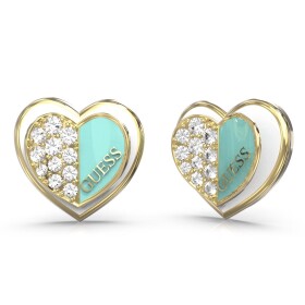 Guess Nežné pozlátené náušnice Lovely Guess JUBE03047JWYGTQT/U