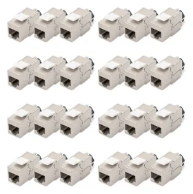 Digitus DN-93617-24 strieborná / Keystone modul / Cat.6a / tienený / 24 ks (DN-93617-24)